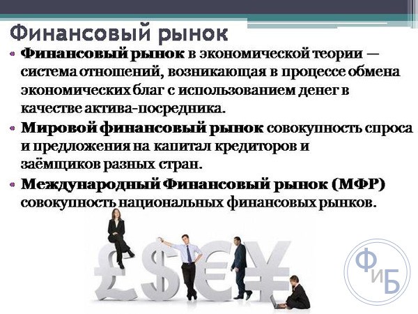 Финансовый рынок 11 класс обществознание презентация